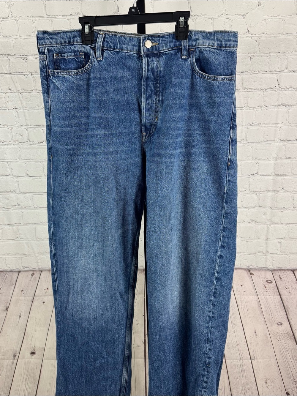 Banana Republic Mid-Rise Loose Stovepipe Jeans Divisadero Wash Size 32 / 14